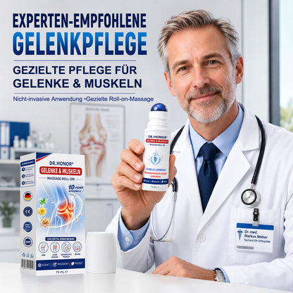 🇩🇪 𝐃𝐑.𝐇𝐎𝐍𝐎𝐑® 💠 Massage Roll-On für Gelenke & Muskeln 🌿 – 10-facher Naturkomplex